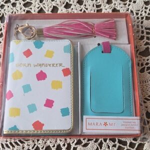 MARA MI LUGGAGE TAG PASSPORT HILDER KEYCHAIN